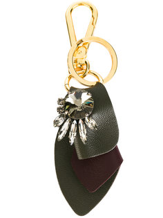 strass leather keyring Marni