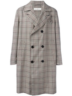 checked double-breasted coat Golden Goose Deluxe Brand