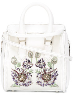 сумка-тоут Heroine с цветочной вышивкой Alexander McQueen