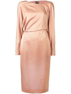 платье с асимметричной горловиной Tom Ford