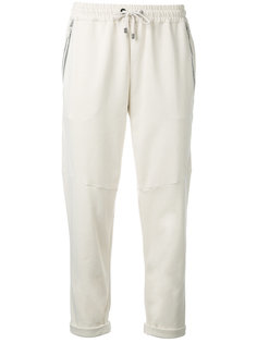 спортивные брюки на шнурке Brunello Cucinelli