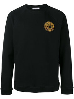 logo print sweatshirt Versace Collection