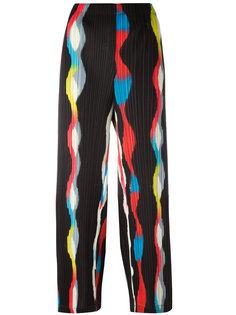 брюки с волнистым узором Pleats Please By Issey Miyake