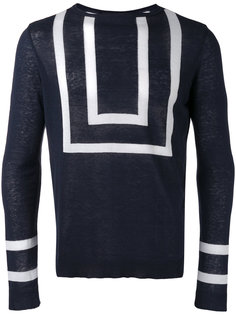 striped knitted sweater Christian Pellizzari