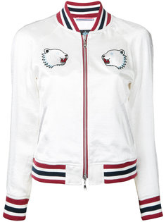 bear embroidered bomber jacket Guild Prime