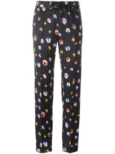 pansy print track pants Christopher Kane