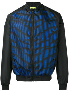 stripe bomber jacket Versace Jeans