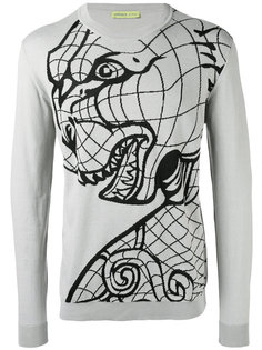 tiger print sweatshirt Versace Jeans