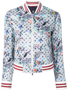 bird print bomber jacket Loveless