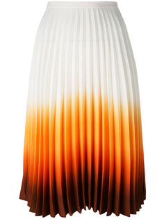 gradient print pleated skirt  J.W.Anderson