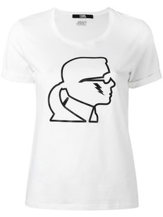 футболка с принтом Karl Karl Lagerfeld