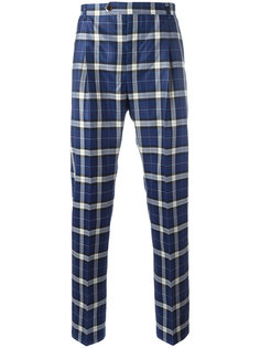 check tailored trousers Al Duca D’Aosta 1902