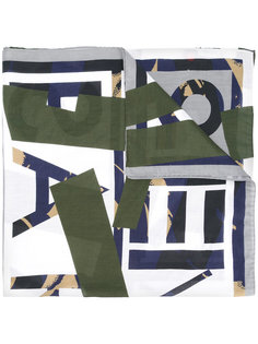 logo letters scarf Kenzo