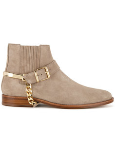 fringed ankle boots Balmain