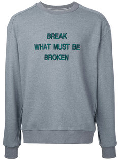 slogan front sweatshirt Juun.J