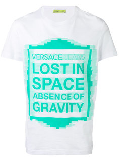 slogan T-shirt Versace Jeans