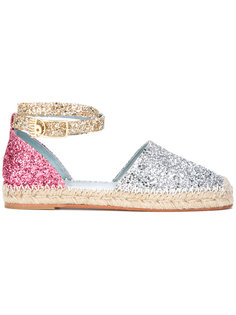 metallic sequin espadrilles Chiara Ferragni