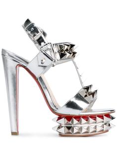 декорированные босоножки  Christian Louboutin