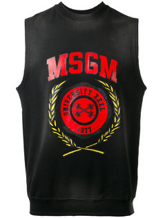 майка с логотипом  MSGM