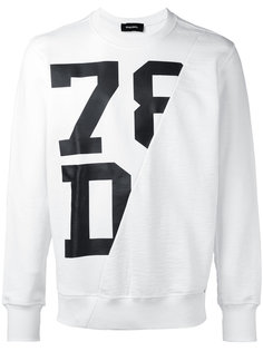 diagonal panel sweatshirt Diesel
