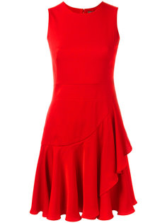 платье мини с оборками Alexander McQueen
