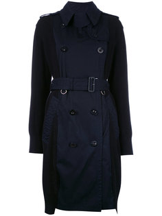 belted trench coat Sacai