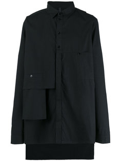 concealed fastening asymmetric shirt Barbara I Gongini