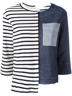 contrast sweatshirt  Erika Cavallini