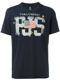 футболка с нашивкой-флагом Parajumpers