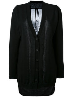 rear print cardigan Ann Demeulemeester