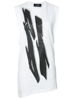 платье-футболка Tiger Flash Dsquared2