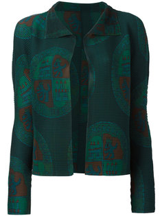 patterned open cardigan Issey Miyake Cauliflower