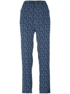 printed straight trousers Woolrich