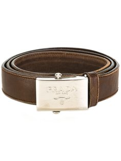 logo buckle belt Prada Vintage