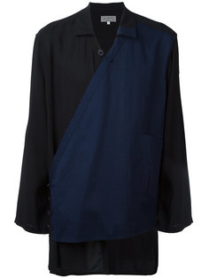 рубашка с асимметричной панелью Yohji Yamamoto