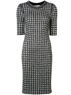 gingham plaid tweed dress Sonia Rykiel