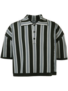 cropped striped shirt  Raf Simons