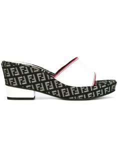 FF logo mules Fendi Vintage