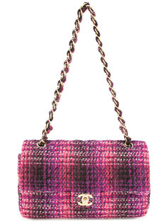 quilted tweed flap chain shoulder bag Chanel Vintage