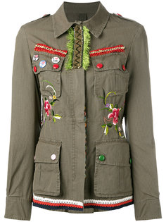 декорированная куртка в стиле милитари  History Repeats
