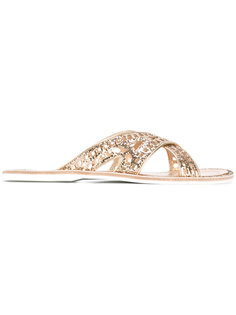 criss cross sandals  Car Shoe