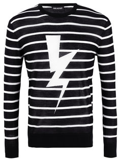 lightening bolt sweatshirt Neil Barrett