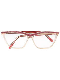 printed cat eye glasses Yves Saint Laurent Vintage