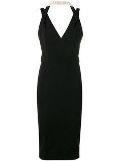 halterneck fitted dress  Victoria Beckham