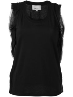 ruffle trim top  3.1 Phillip Lim