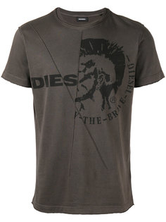 logo print T-shirt Diesel