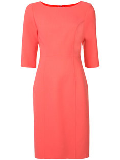 cropped sleeve dress Carolina Herrera