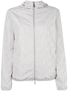 cut-out detail hooded jacket Emporio Armani