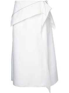 юбка с асимметричной молнией Dion Lee