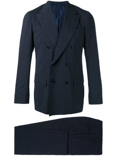 двубортный костюм Kiton
